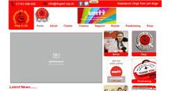 Desktop Screenshot of dogaid.org.uk